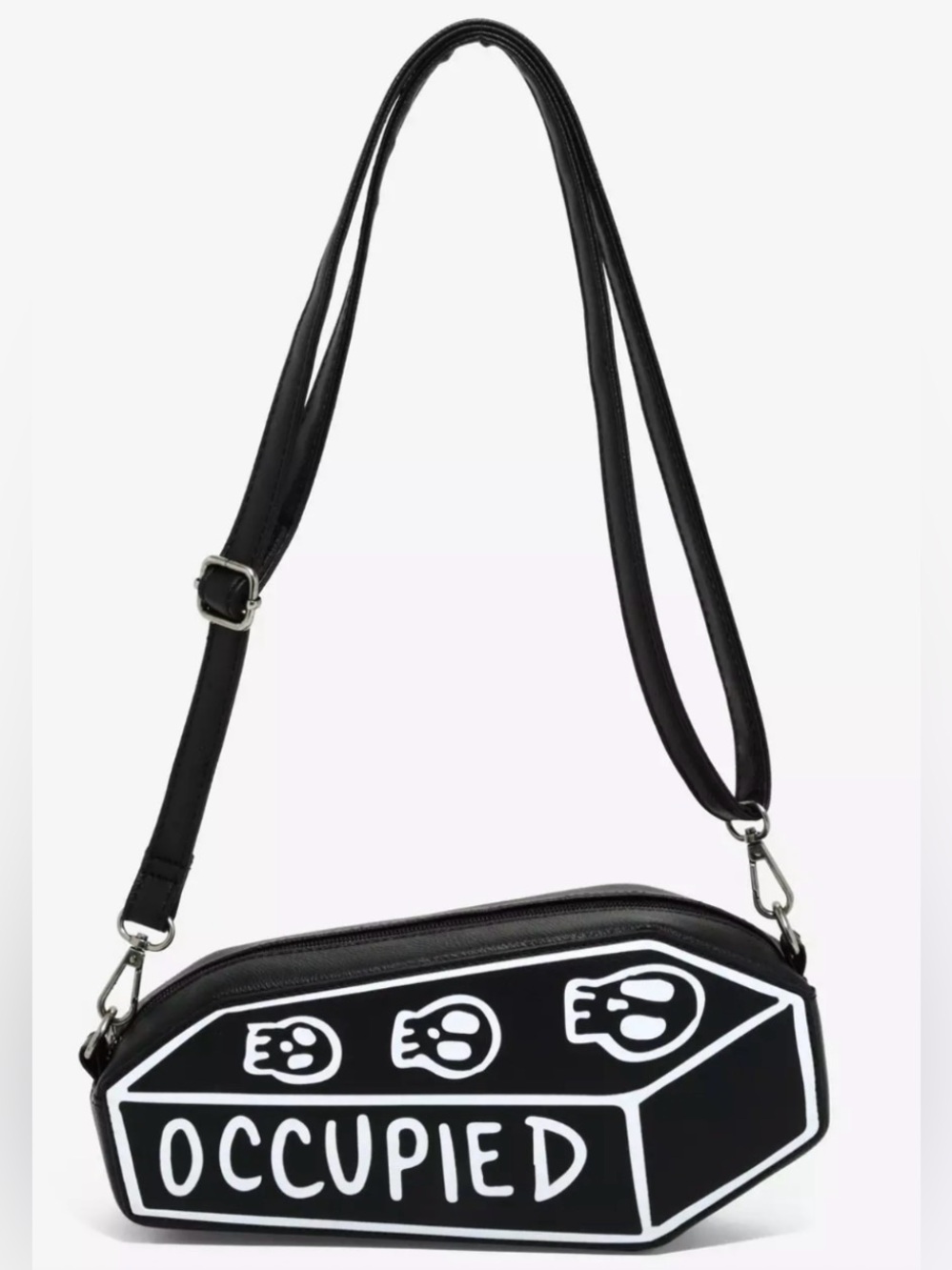 Loungefly Occupied  Coffin Crossbody Bag